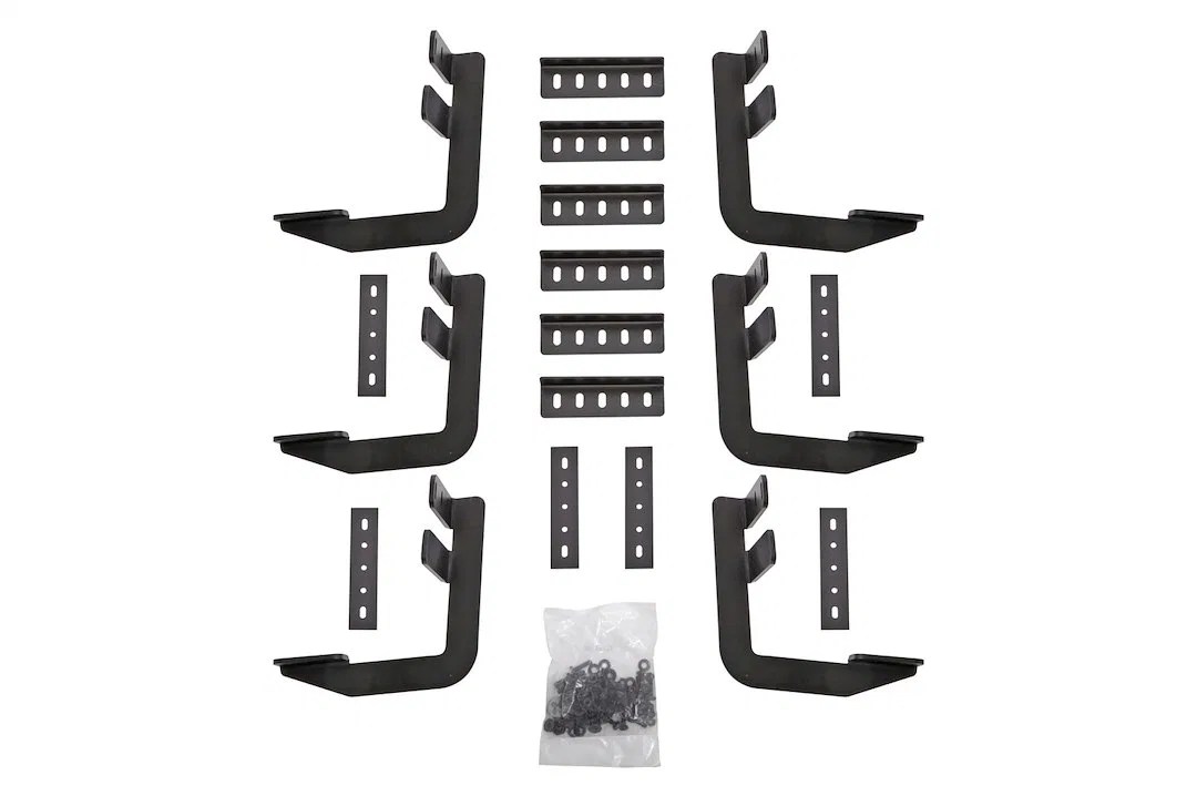 DZ15337 – DEE ZEE Running Board Mounting Kit, Rocker Panel Mount Drilling Required For Dee Zee Rough Step Boards
